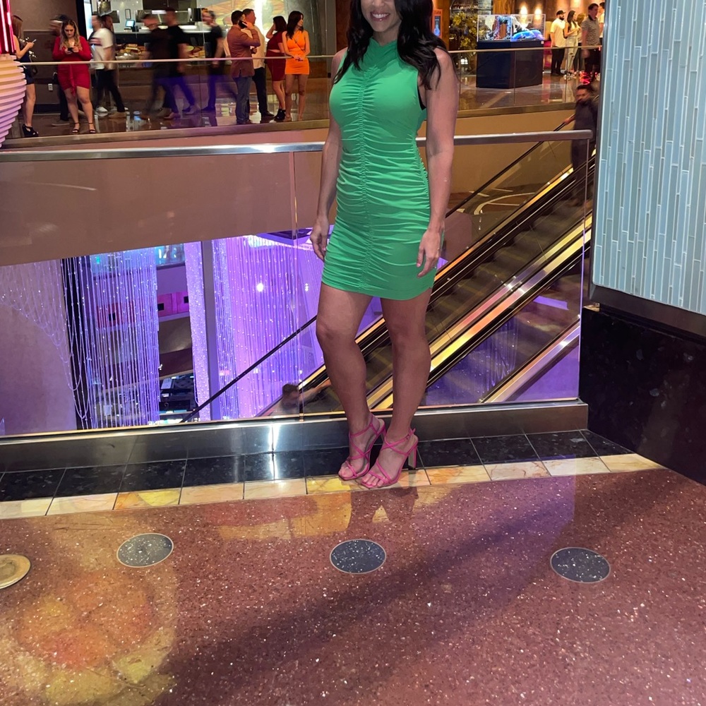 Zara Green Mini Dress SZ M